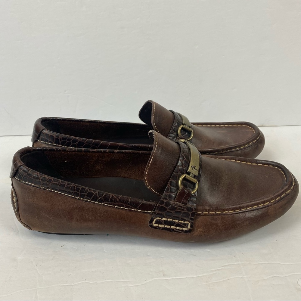Cole Haan Venetian Loafer Men's 10 M French Roast Brown Loafers Buckle C11396 - Picture 6 of 13